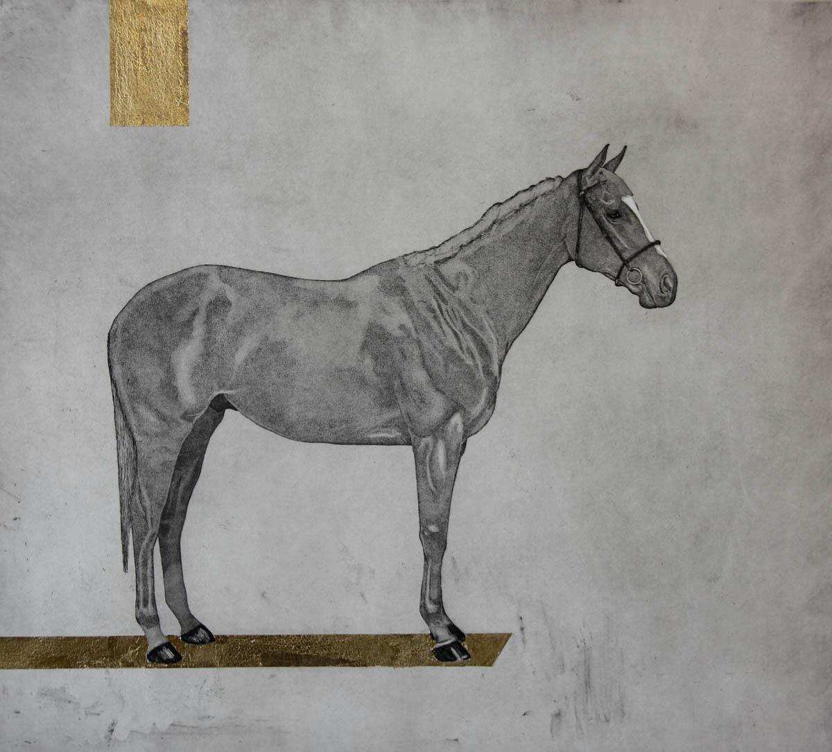 Guy Allen Animal Print - The Winner BY GUY ALLEN, Race Horse Art, Racing Art, Art of Horses, Horse Art 