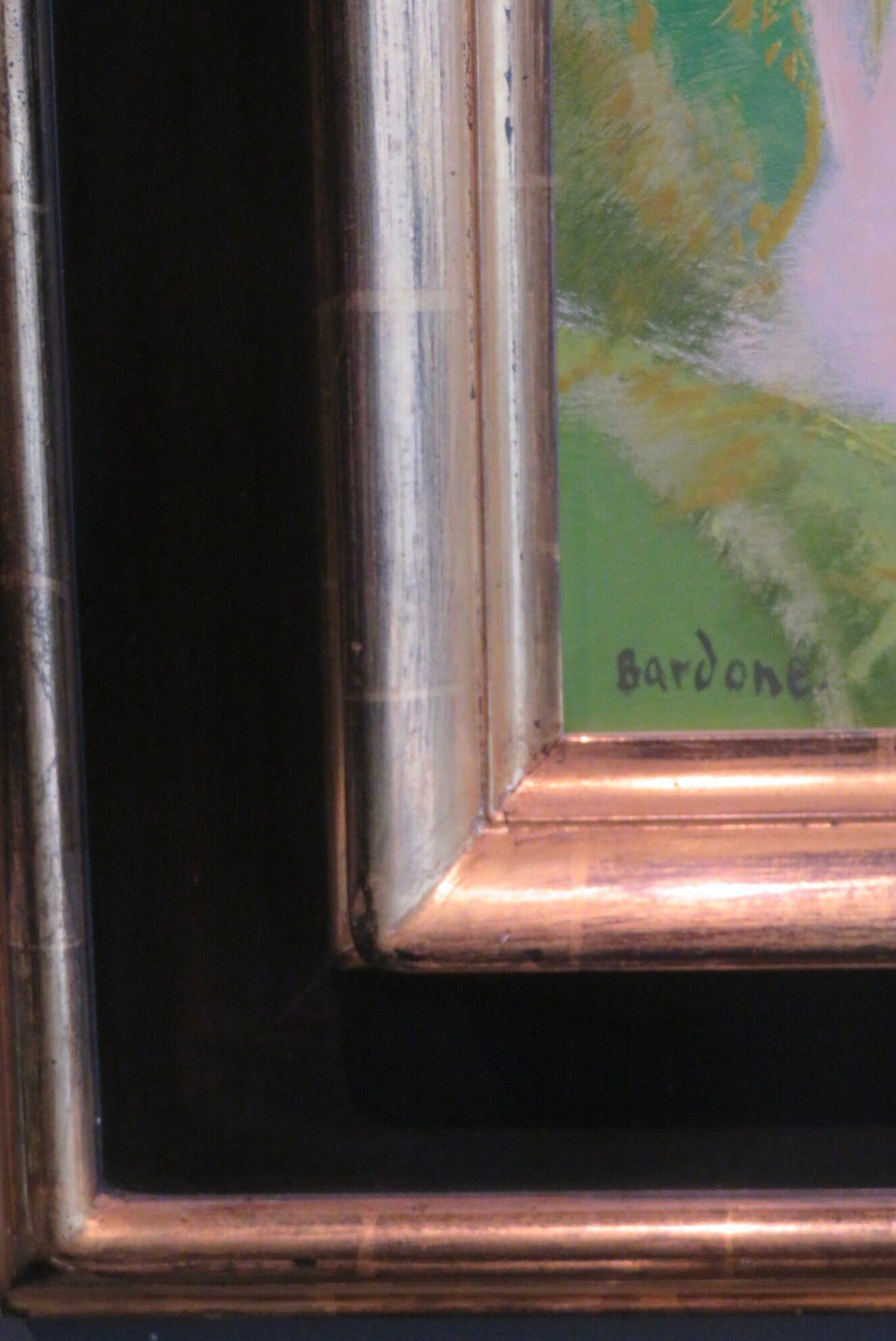 (1927-2015) Gran bodegón original al óleo postimpresionista francés - Painting de Guy Bardone
