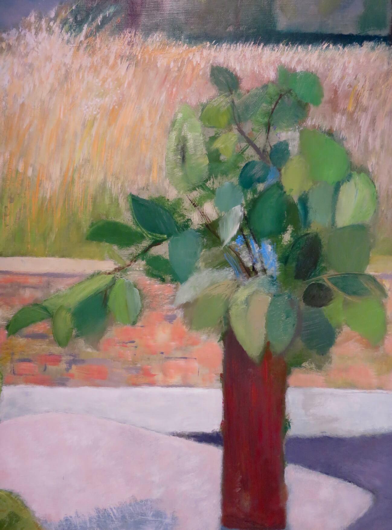 (1927-2015) Gran bodegón original al óleo postimpresionista francés - Still-Life Painting Marrón de Guy Bardone