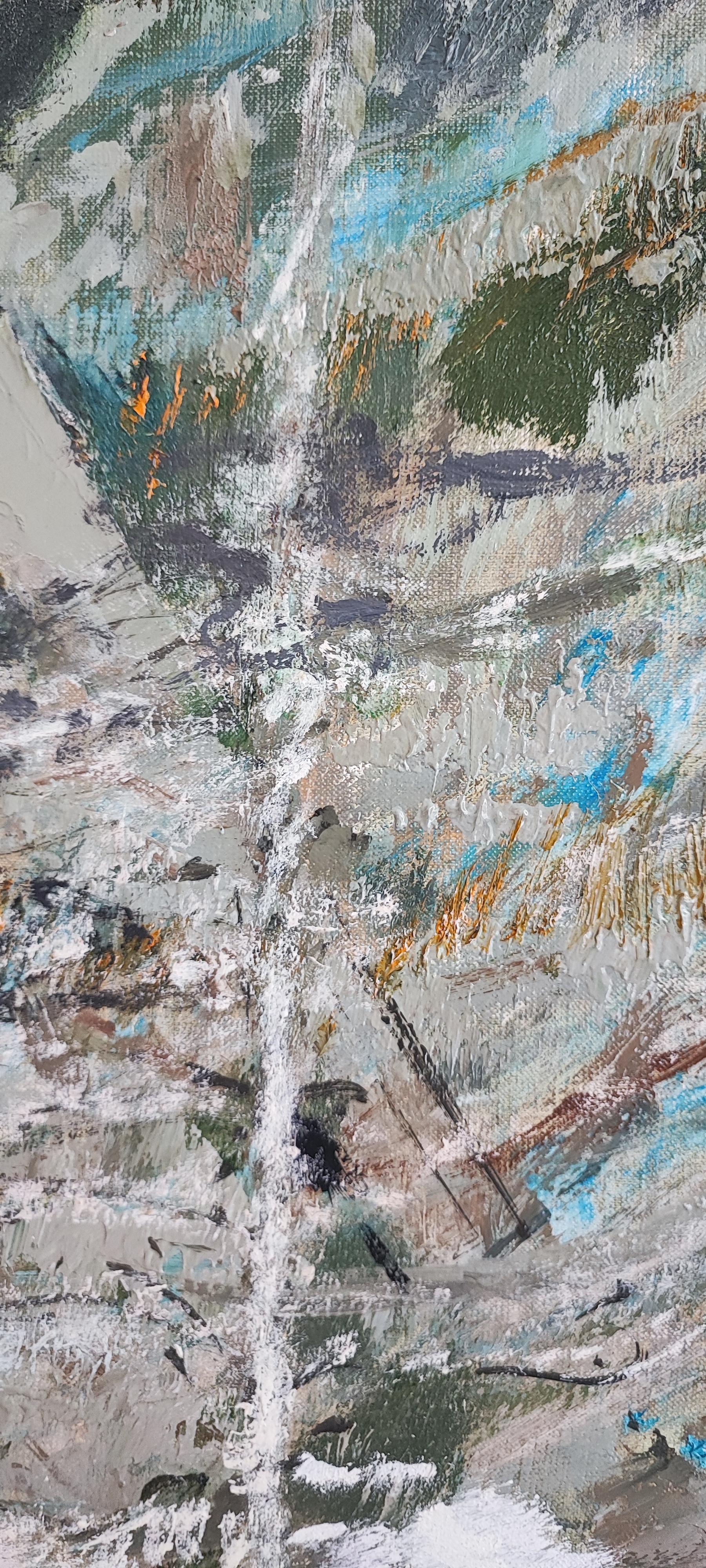 Obra sobre lienzo
Marco de madera Silver
67 x 67 x 6 cm