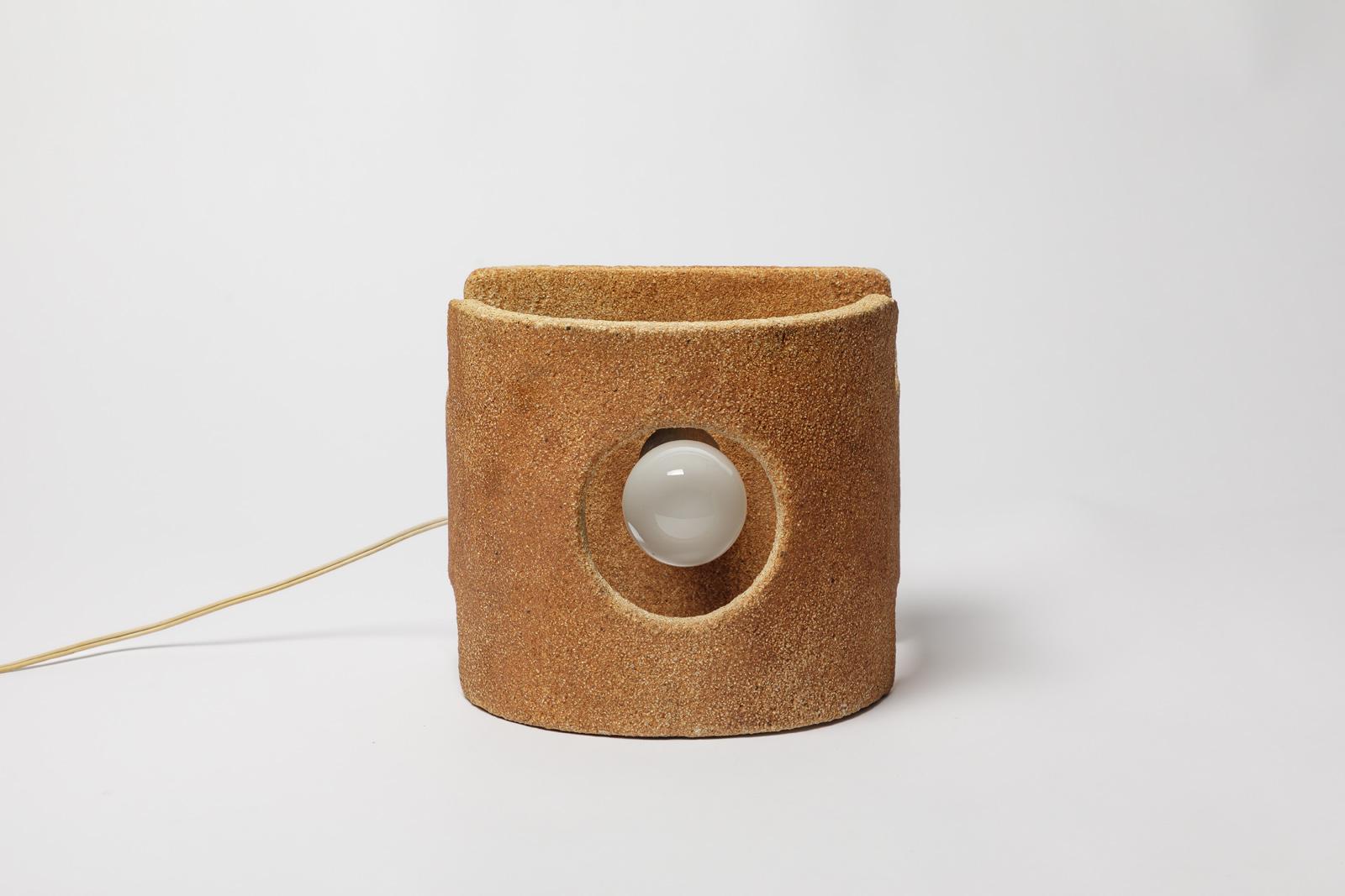 Guy Bareff 20th century design ceramic wall sconce or table lamp 1970 Moderno de mediados de siglo en venta