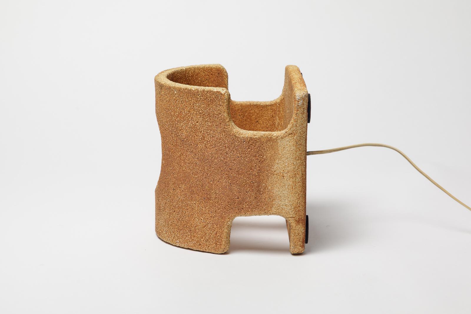 Guy Bareff 20th century design ceramic wall sconce or table lamp 1970 siglo XX en venta