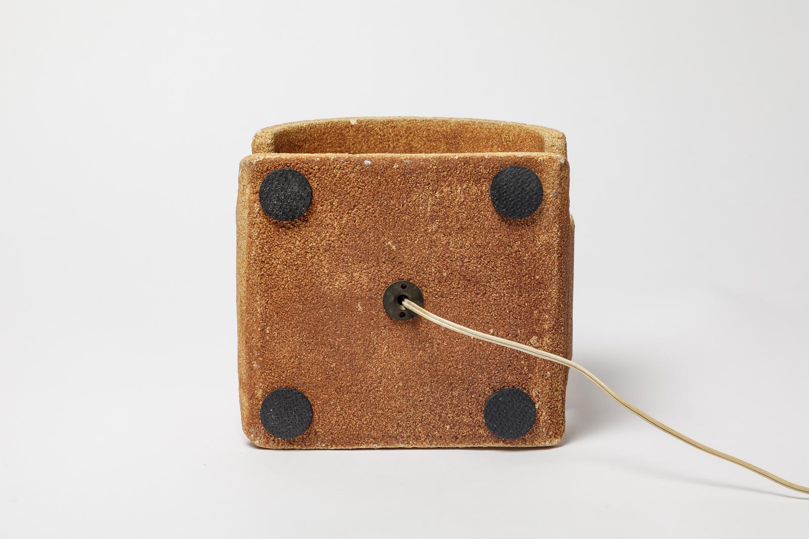 Guy Bareff 20th century design ceramic wall sconce or table lamp 1970 Cerámico en venta