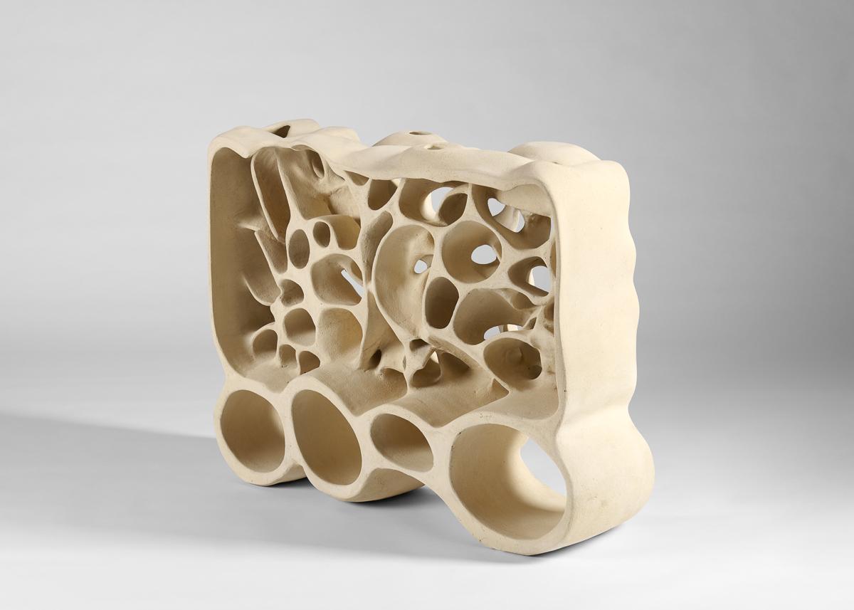 French Guy Bareff, Abstract Ceramic Console, France, 2025 For Sale