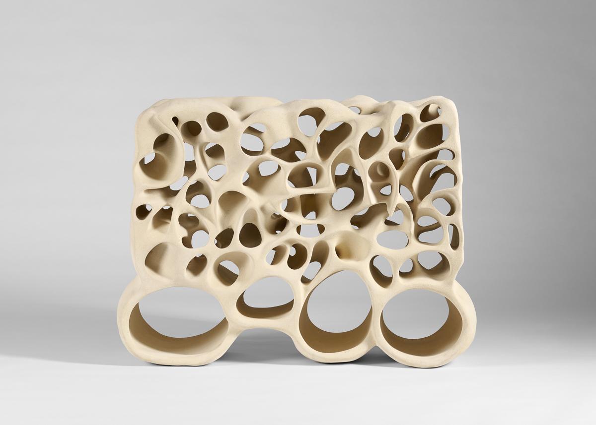 Contemporary Guy Bareff, Abstract Ceramic Console, France, 2025 For Sale