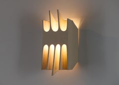 Guy Bareff, Afrique, Pair of Ceramic Wall Sconces, France, 2023