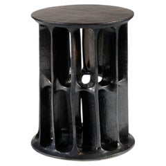 Guy Bareff, Colysée (black), Illuminated Ceramic Side Table, France 2024