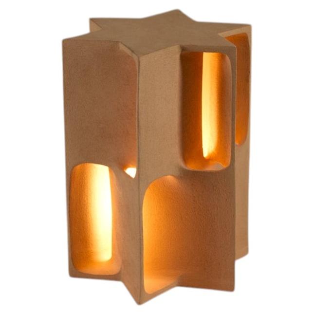 Guy Bareff, Étoile, table d'appoint en céramique lumineuse, France 2024. en vente