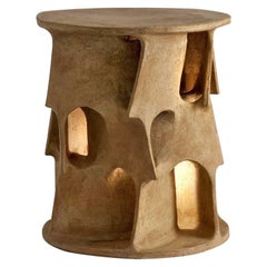 Guy Bareff Illuminated Ceramic Side Table, France, 2014