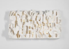 Beleuchtete Wandskulptur aus Steingut von Guy Bareff, Frankreich, 2024