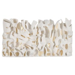 Guy Bareff, Illuminated Wall-mounted Stoneware Sculpture, France, 2024