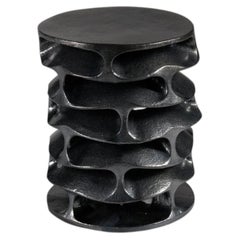 Guy Bareff, Pagode - Zig-zag, Illuminated Ceramic Side Table, France 2024