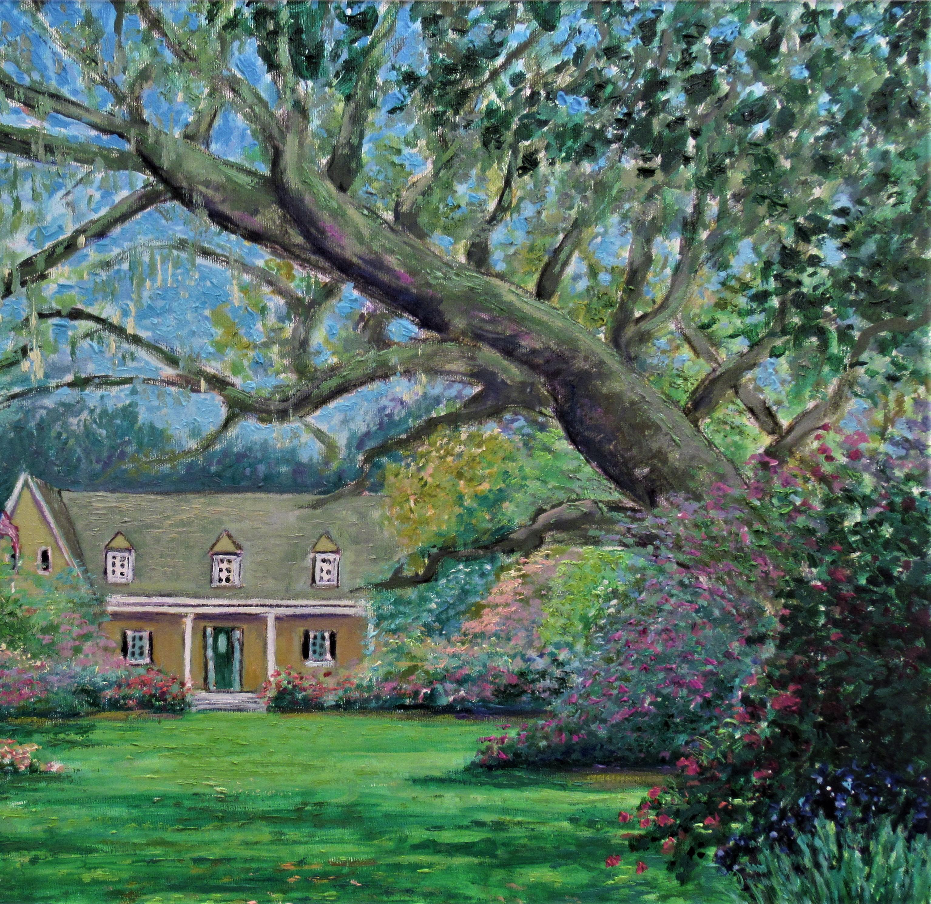 Perfume del Jardín de Charleston - Painting de Guy Begin