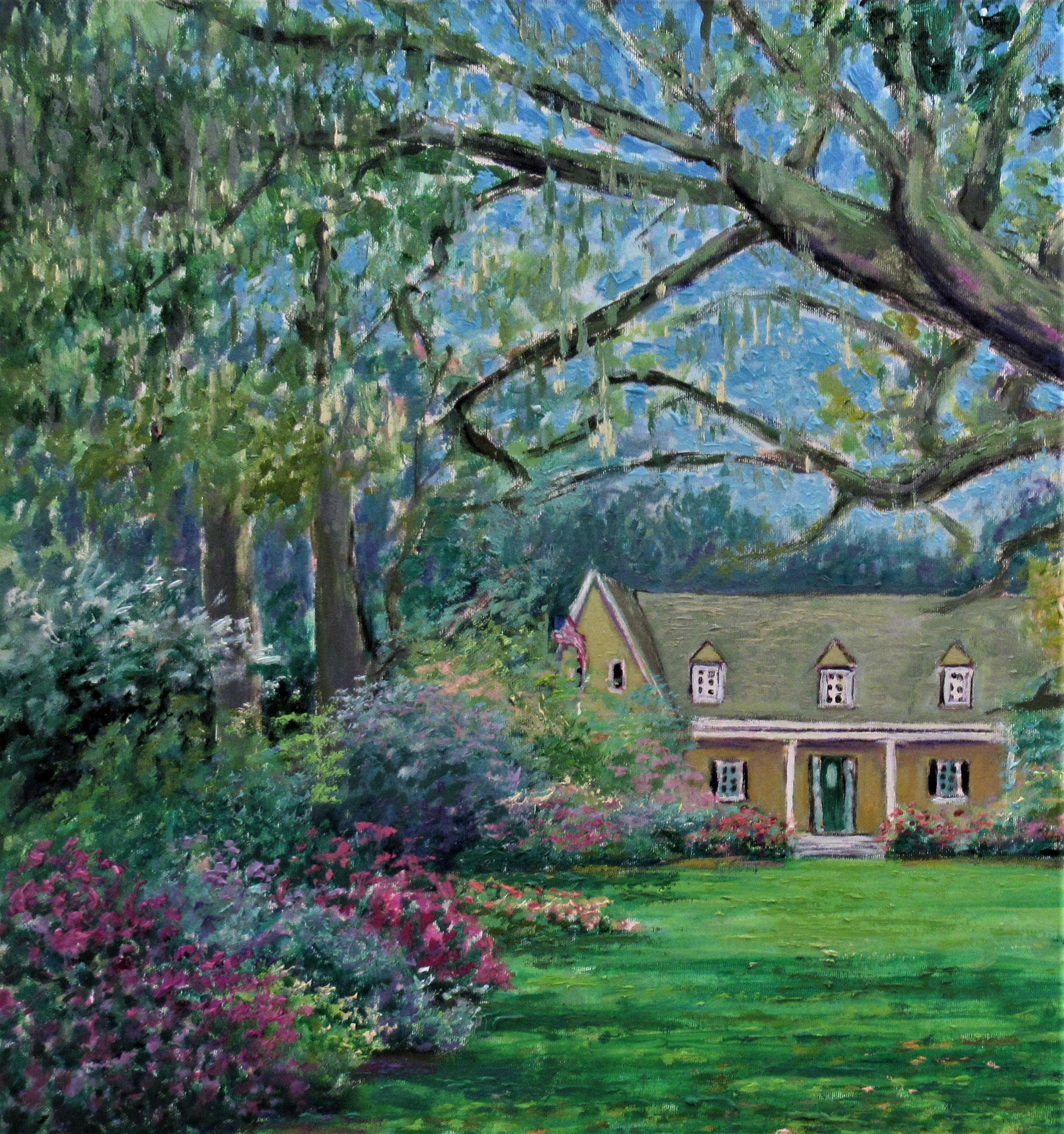 Perfume del Jardín de Charleston - Painting Impresionista de Guy Begin