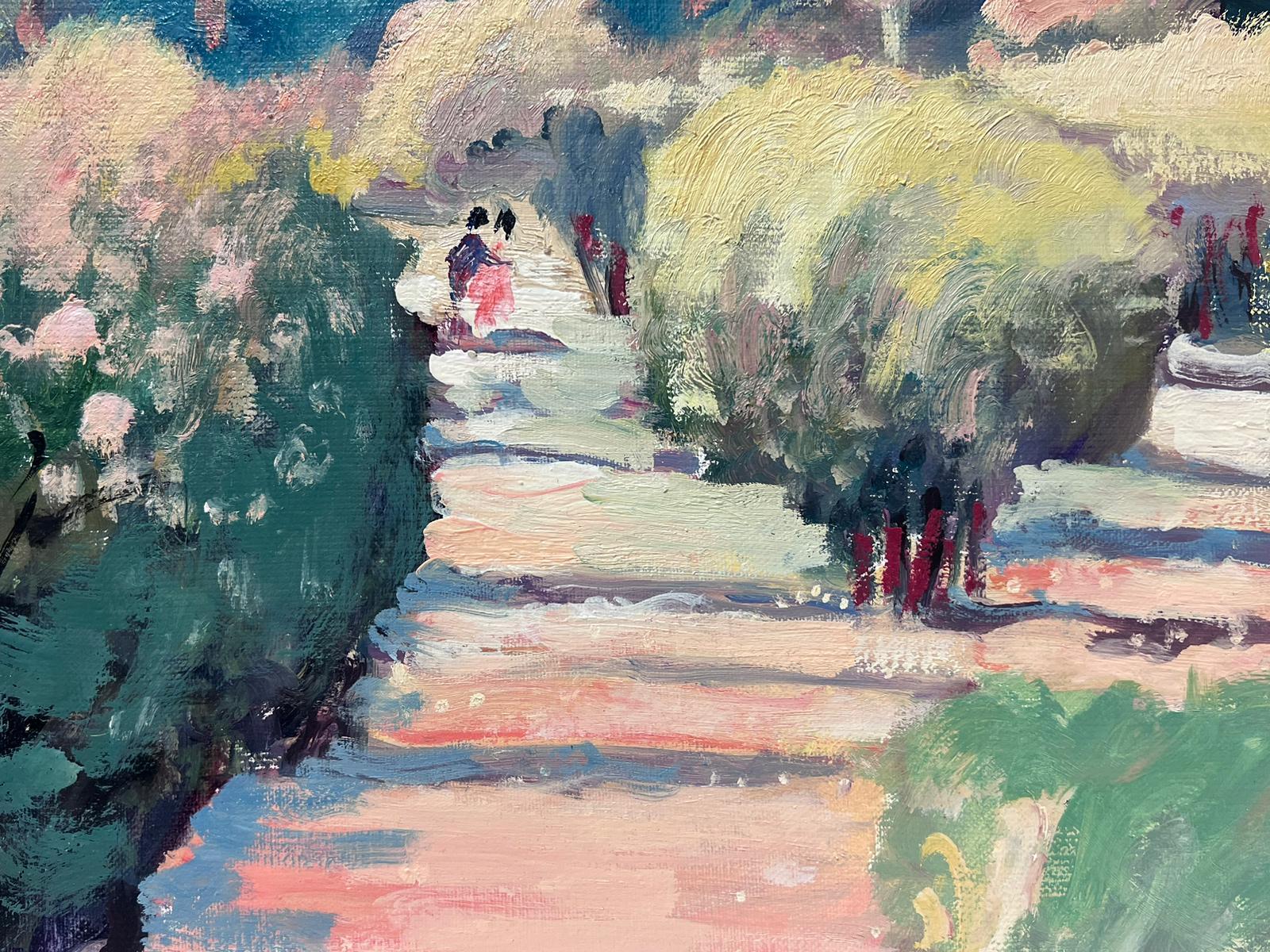 Les Baux de Provence Beautiful French Oil Painting Summer Landscape For Sale 2