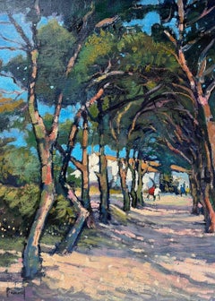 Southern France Summer Scorching Landscape Agde Post Impressionist French Oil 