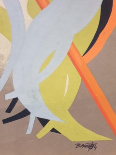 Mid-century Abstract Design for a Sculpture.