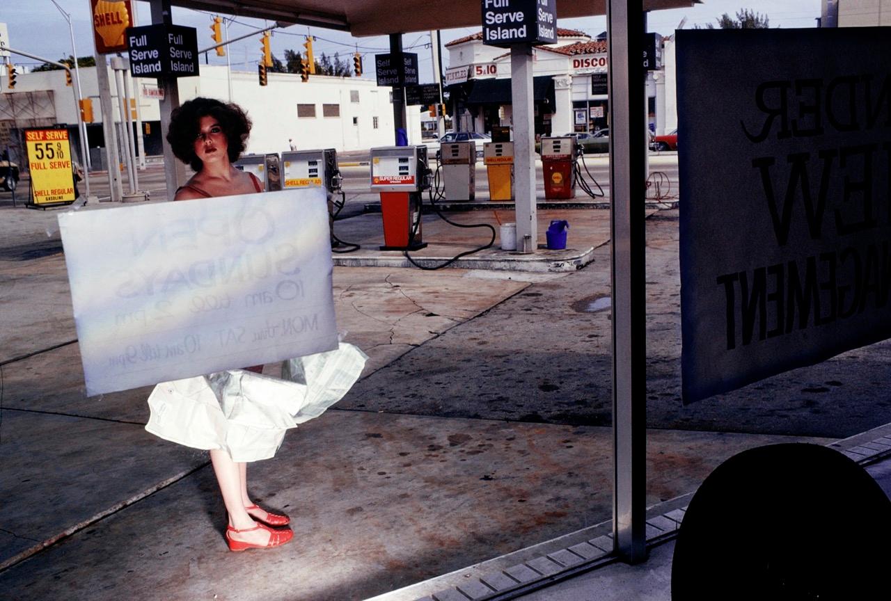 Guy Bourdin Color Photograph - A Message For You, Miami, Florida 1978