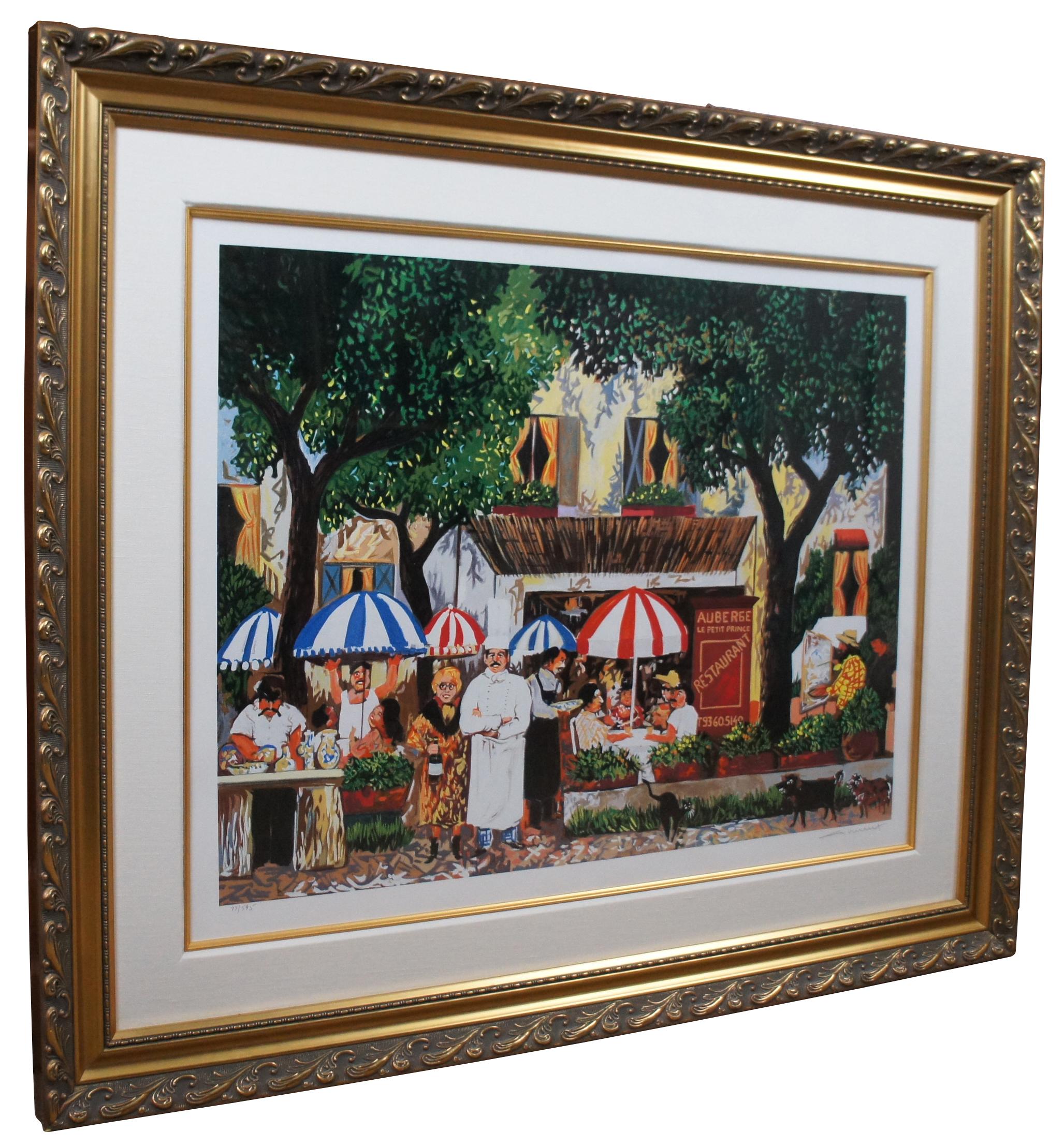 French Provincial Guy Buffet Le Petit Prince Serigraph French Bistro Restaurant Cafe Auberge
