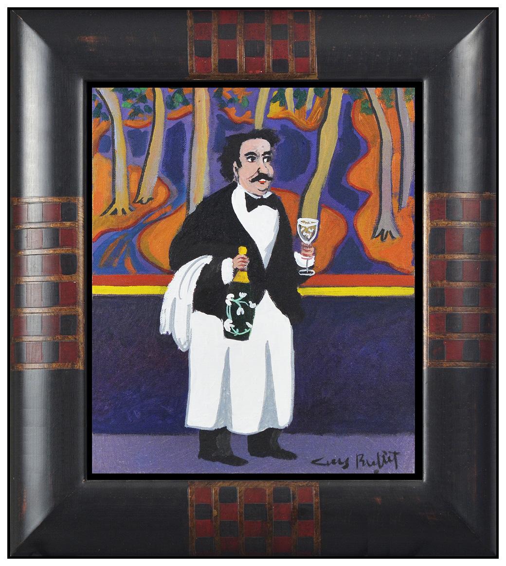 Guy Buffet - Guy Buffet Original Acrylic Painting On Canvas Signed