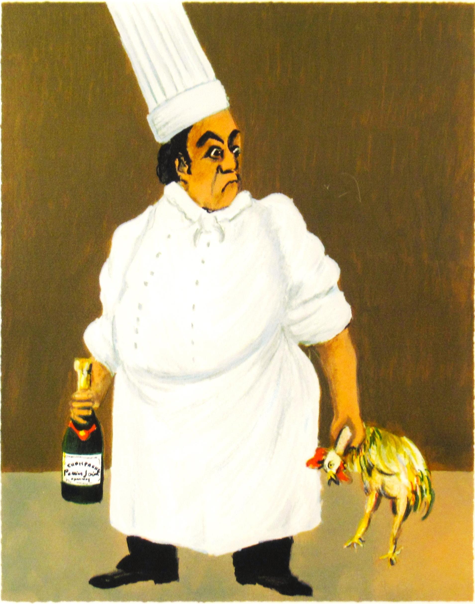 Le Chef - Print by Guy Buffet