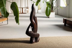 Guy Burais organic abstract sculpture France 1970s