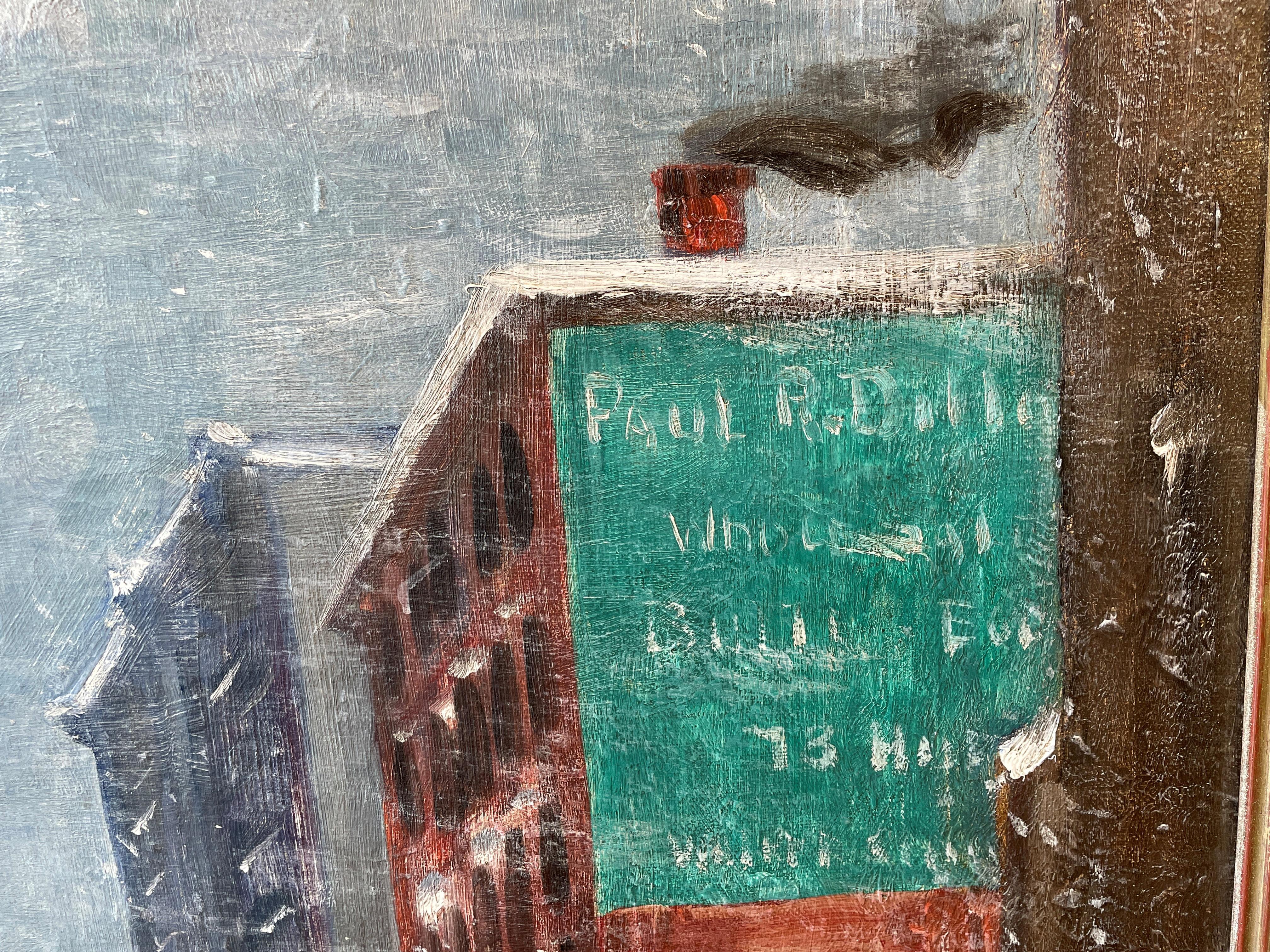 Guy C. Wiggins (1883 - 1962)
Hudson Street, 1935
Huile sur toile
30 x 40 pouces
Signé en bas à gauche

Provenance :
Grand Central Art Galleries, New York
Collection privée, Nebraska
Par descente

Lorsque l'on pense à New York en hiver, il est