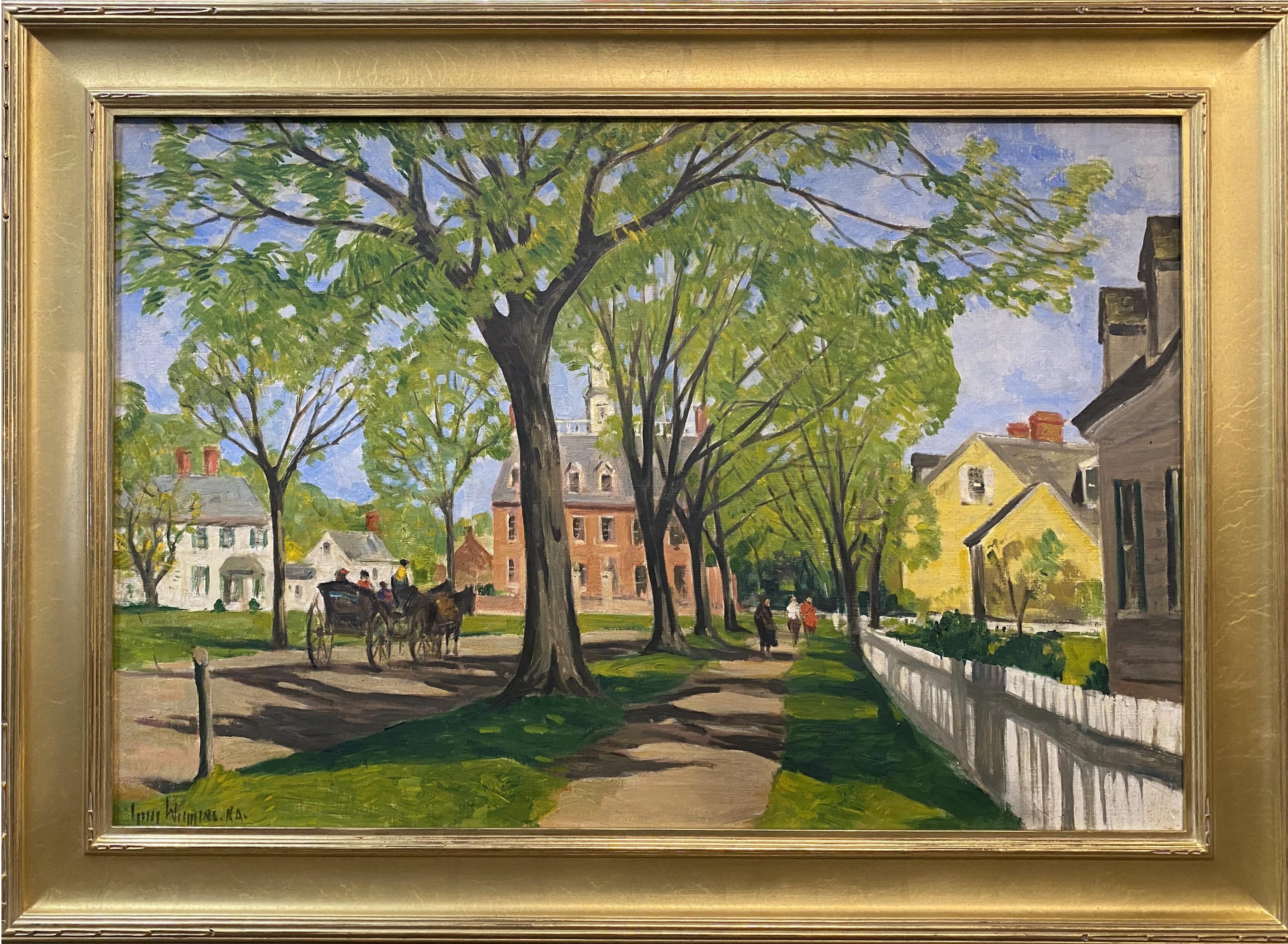Williamsburg VA in Spring - Art by Guy Carleton Wiggins