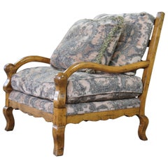 Retro Guy Chaddock Country French Oversized Knuckle Lounge Arm Chair Ladderback Uc3001