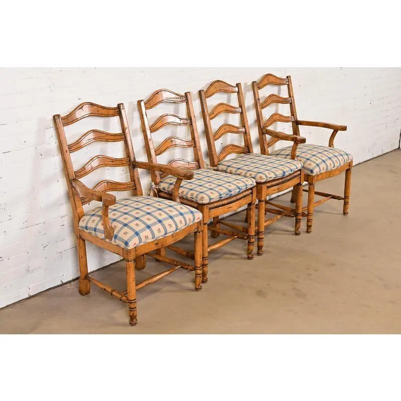 Sedie da pranzo rustiche in acero di Guy Chaddock, set di quattro persone In condizioni buone in vendita a South Bend, IN