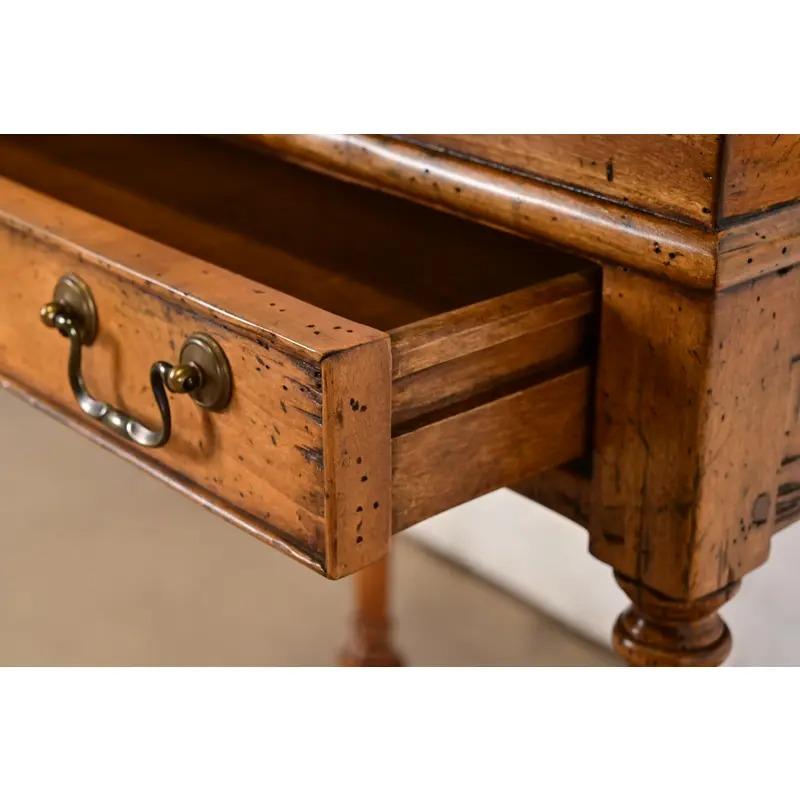 Guy Chaddock Gustavian Slant-Front Maple Secretary Desk For Sale 1