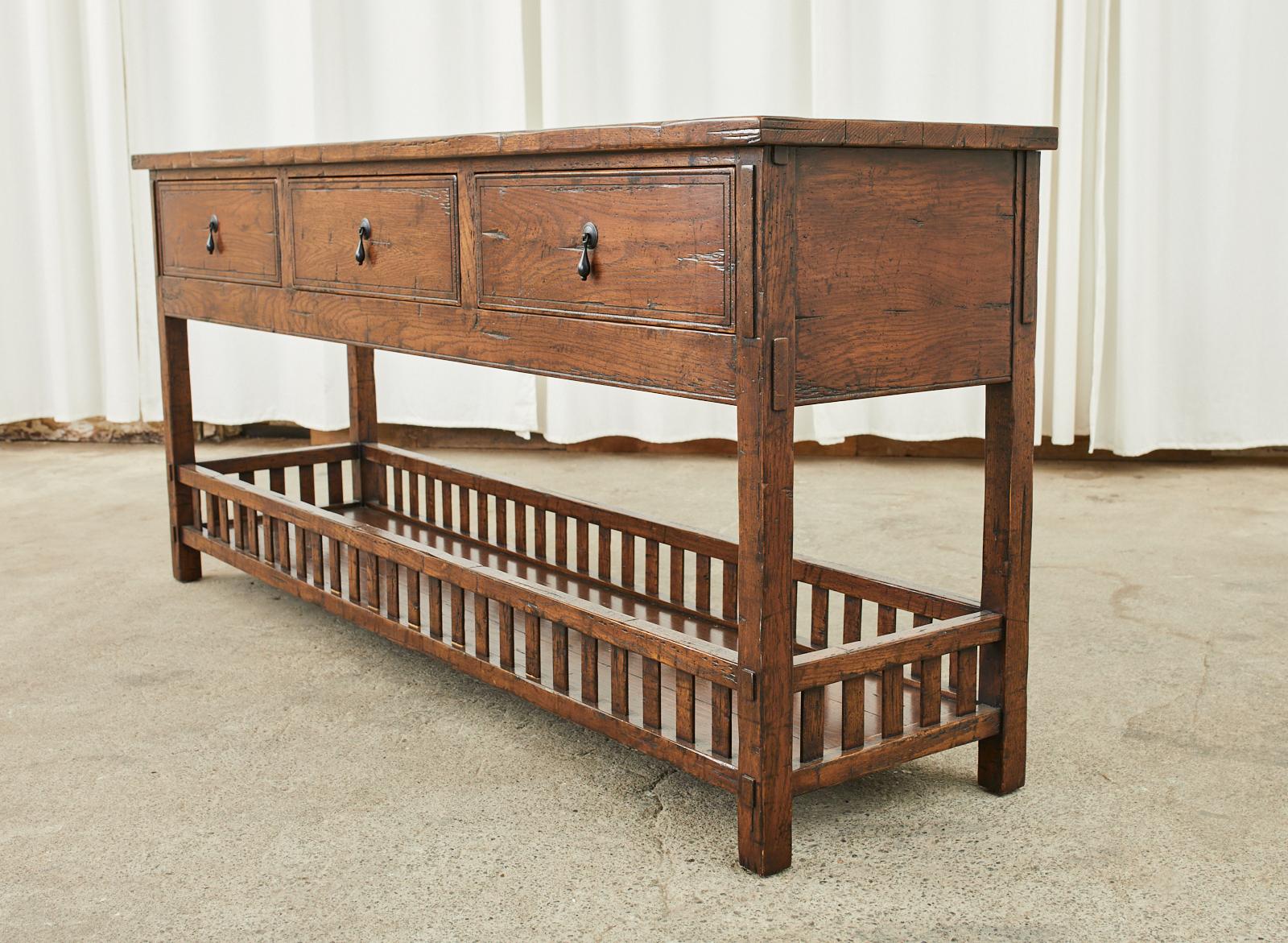 Country Guy Chaddock Oak Sideboard Server or Console Table