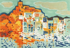 'Breton Harbor', Post-Impressionist Coastal Scene, Salon d'Automne, MAM Paris