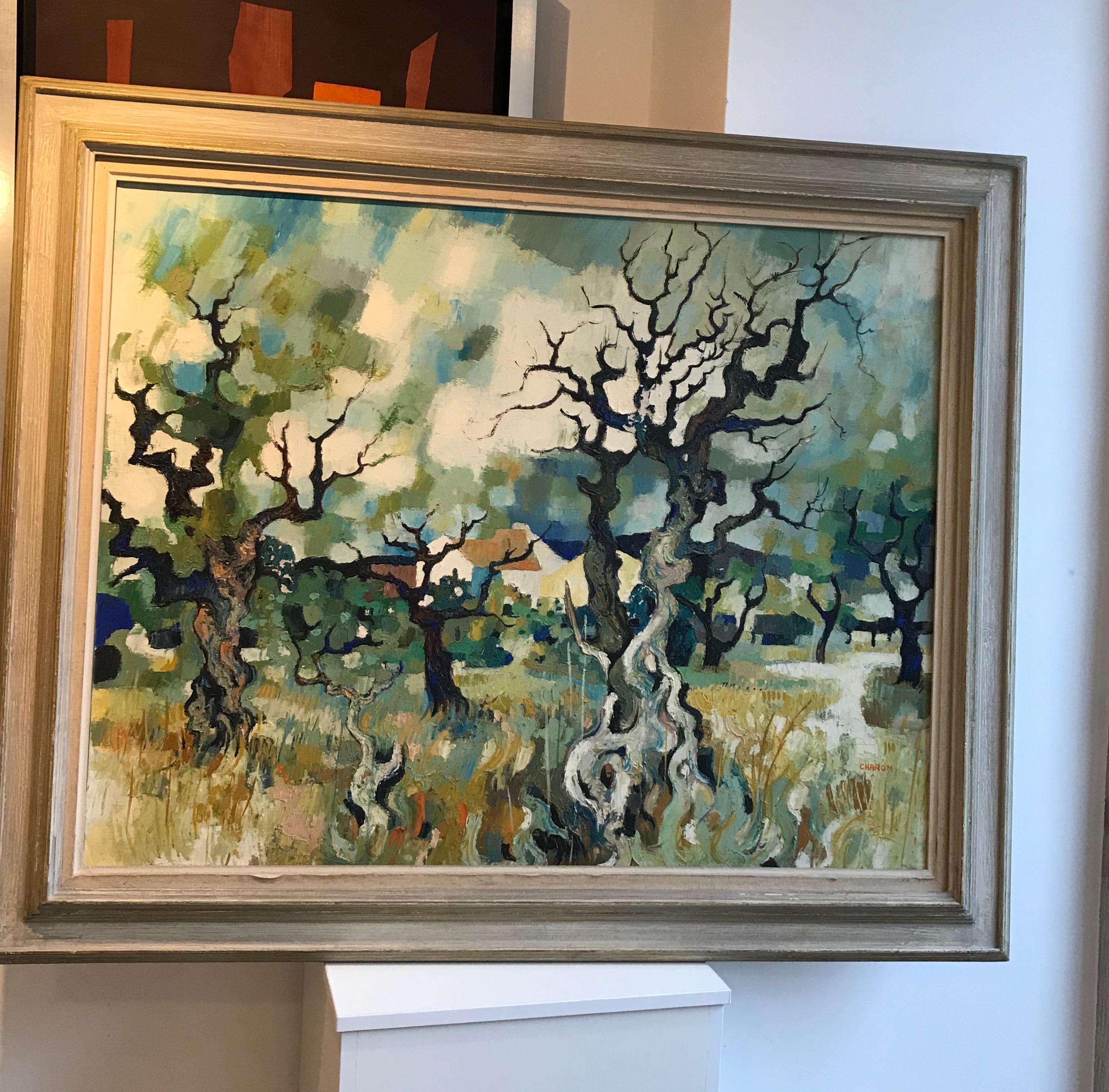 Autumn landscape - Painting by Guy Charon