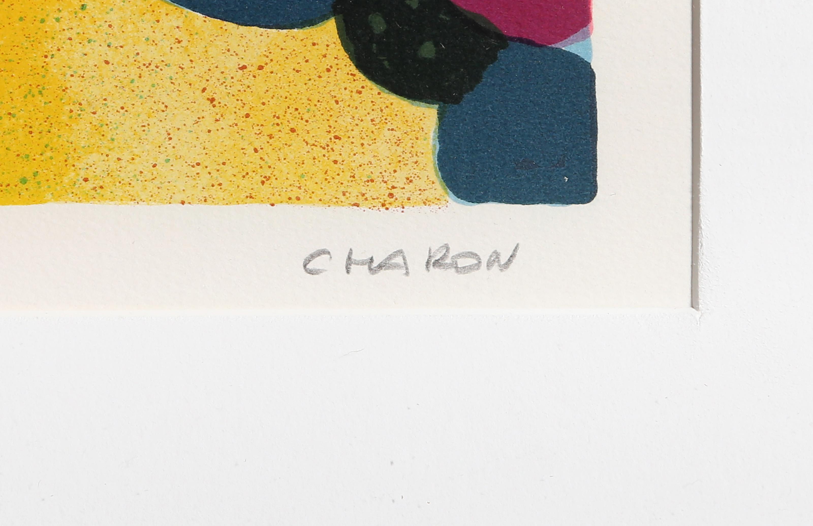 Vue de Florence, lithographie moderne de Guy Charon en vente 3