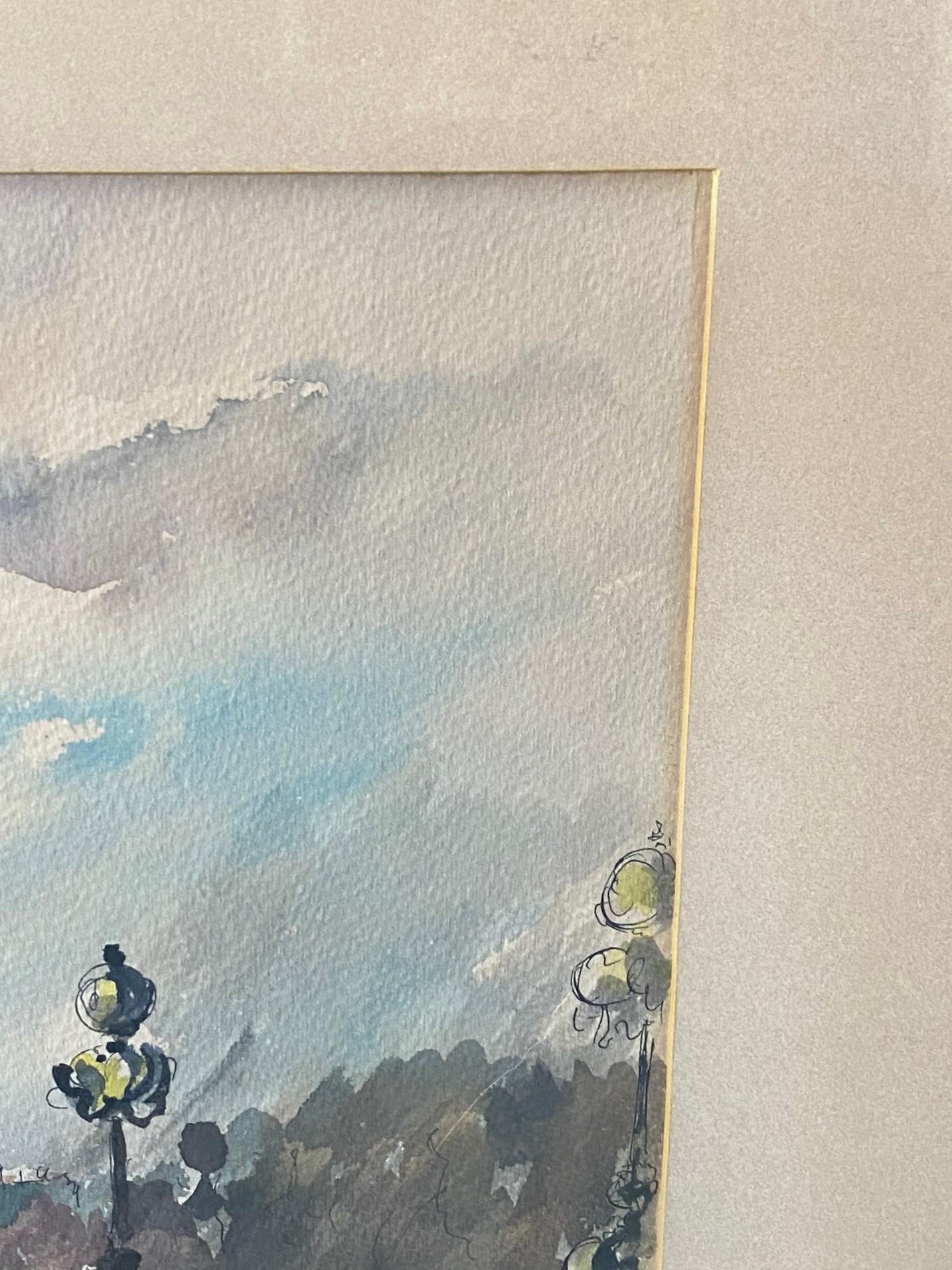 Guy de Neyrac Signiert Französisch Impressionistische Gemälde Pont Alexandre III, Paris im Angebot 5