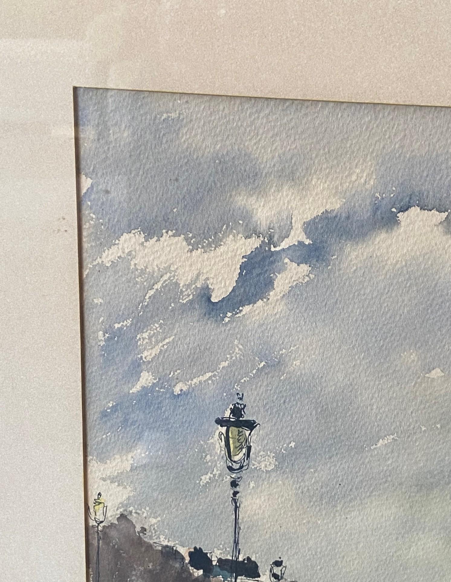 Guy de Neyrac Signiert Französisch Impressionistische Gemälde Pont Alexandre III, Paris im Angebot 8