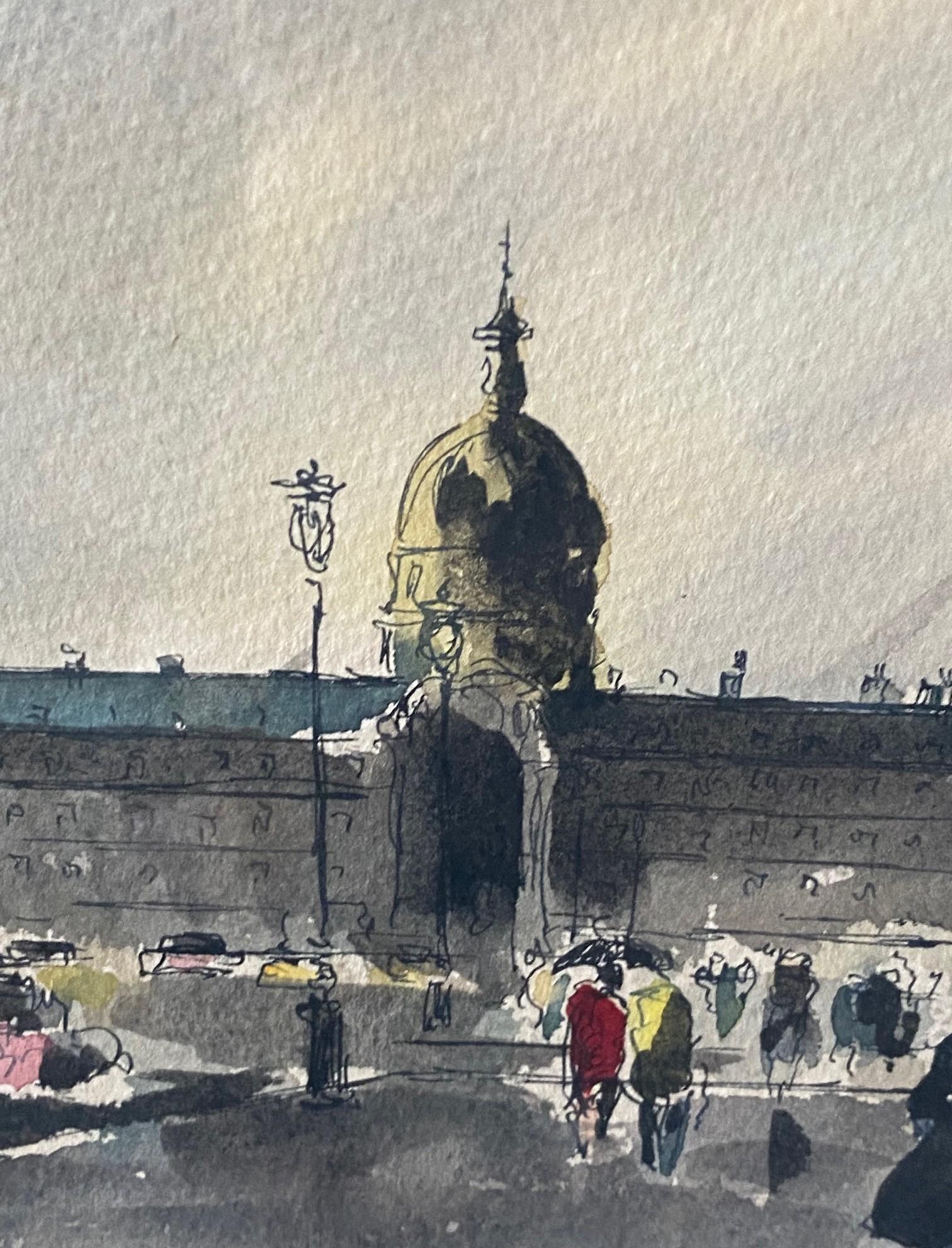 Guy de Neyrac Signiert Französisch Impressionistische Gemälde Pont Alexandre III, Paris im Angebot 9