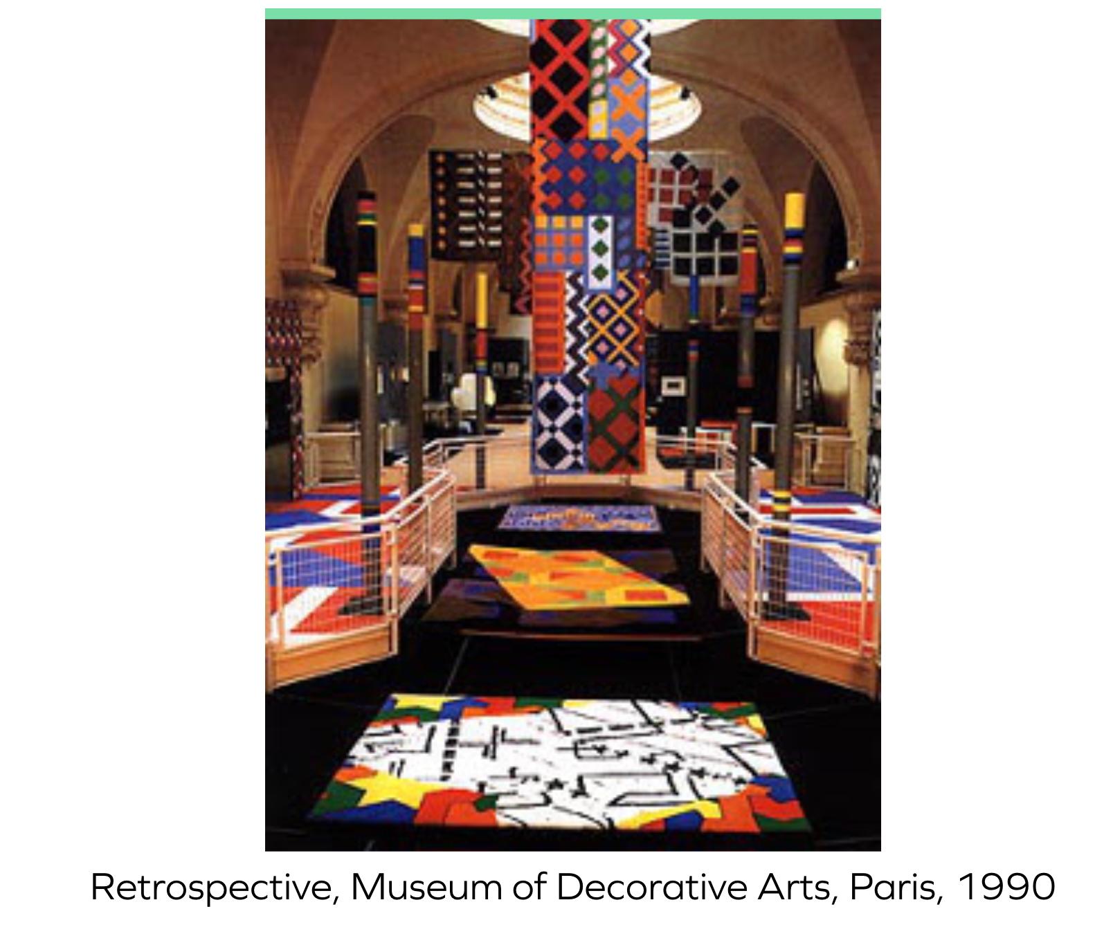 Guy de Rougemont, Alfombra de pelo grueso Lumiere d'angle 53, Artcurial, Francia, 1989 Lana en venta