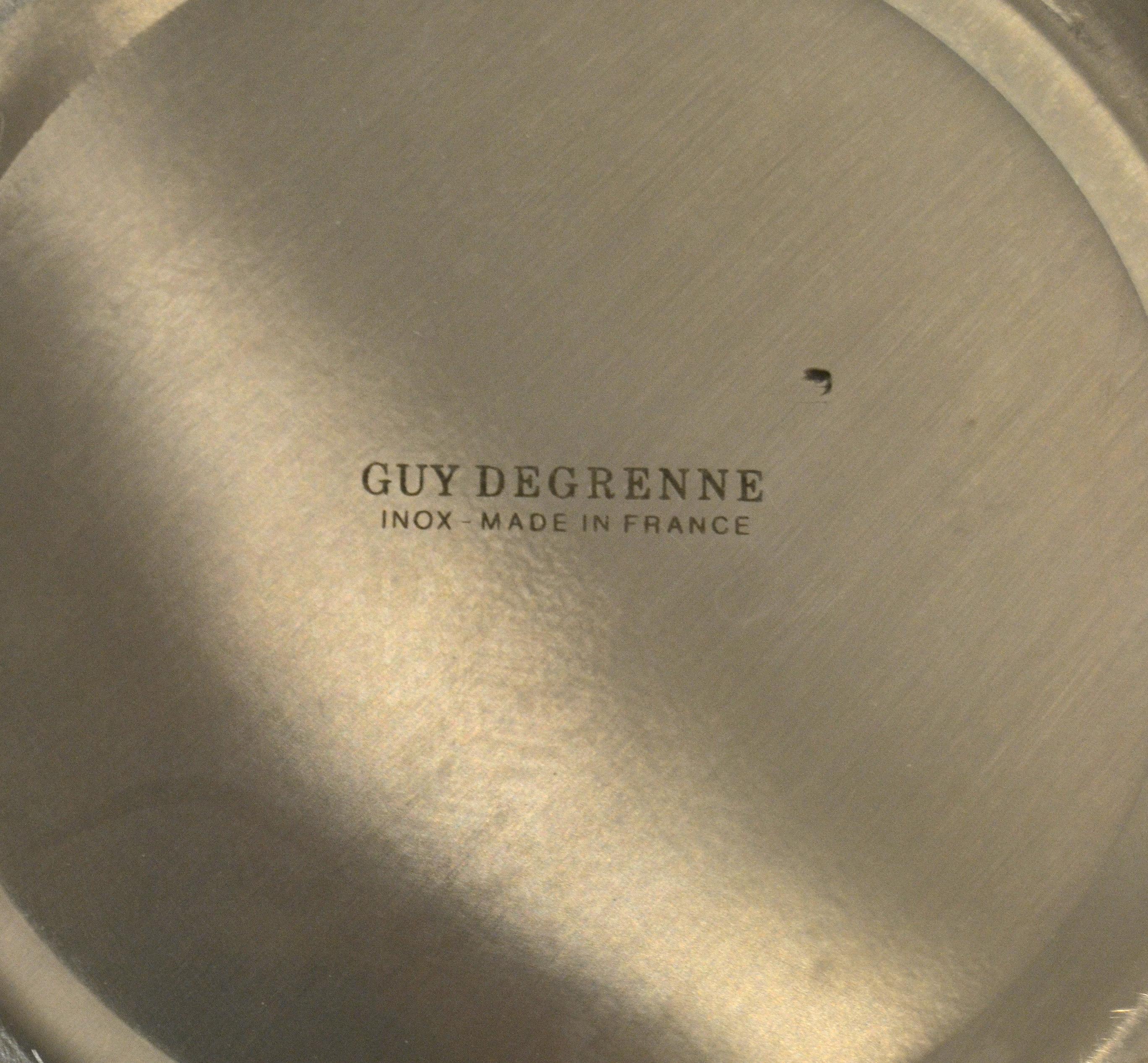 Guy Degrenne Inox Stainless Steel Modern Champagne Wine Cooler Bucket, France 2