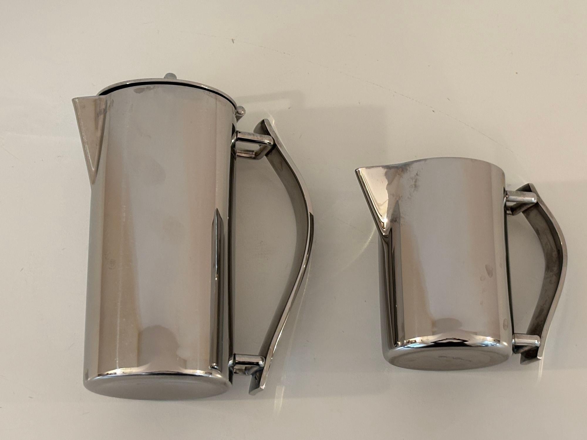 Guy Degrenne Paris Newport Couchtisch und Milchkännchen- und Milchkännchen-Set, Art déco-inspiriert im Angebot 6