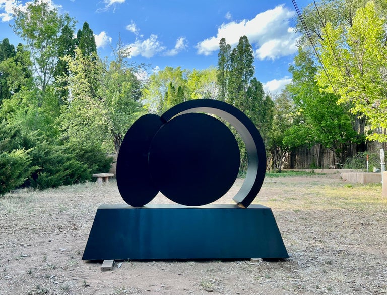 B-12 Chock by Guy Dill abstract sculpture, black steel outdoor art, contemporary

Abstract sculptor GUY DILL is well-known and in such collections as the Museum of Modern Art, the Guggenheim and Whitney Museum of American Art, in New York and the