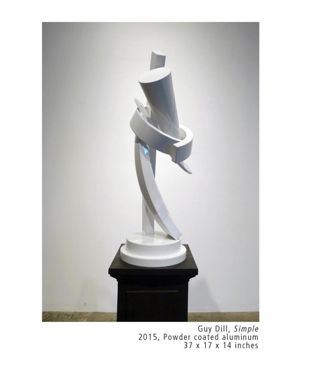 Simple, abstract sculpture, by Guy Dill, bronze, medium, indoor, outdoor

Abstract sculptor GUY DILL is well-known and in such collections as the Museum of Modern Art, the Guggenheim and Whitney Museum of American Art, in New York and the Stedelijk