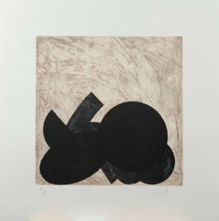 Guy Dill " Untitled" Post Modern Lithograph Print Limited 1 of 250 Signed