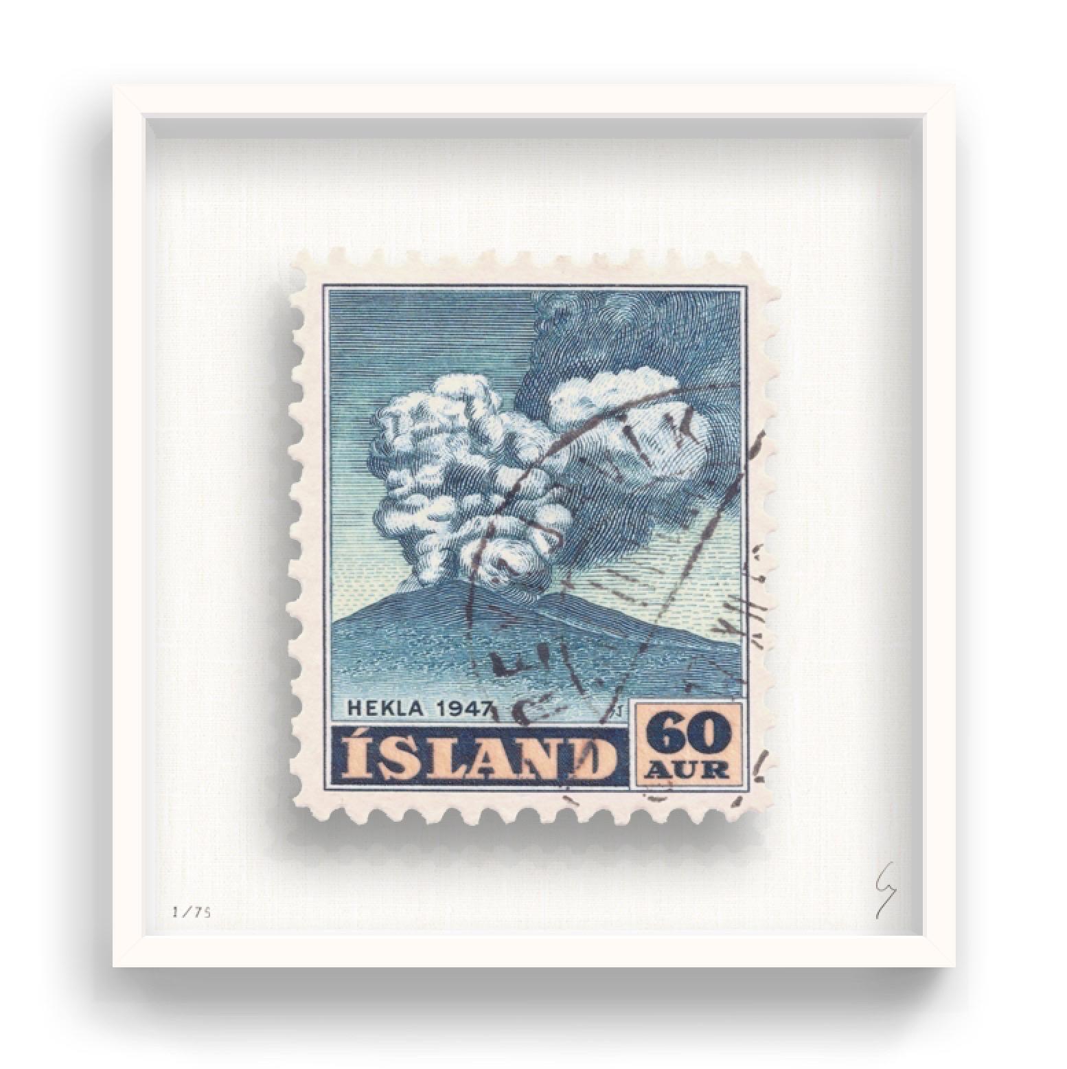 Guy Gee, Iceland (medium)

Hand-engraved print on 350gsm on G.F Smith card
53 x 56cm (20 4/5 x 22 2/5 in)
Frame included 
Edition of 75 

Each artwork by Guy had been digitally reimagined from an original postage stamp. Cut out and finished by hand,