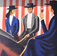 Affiche vintage d'origine Espagne « Spanish Riders » de Guy Georget