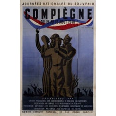Cartel original de Guy Georget de 1946: «Journées Nationales du Souvenir»