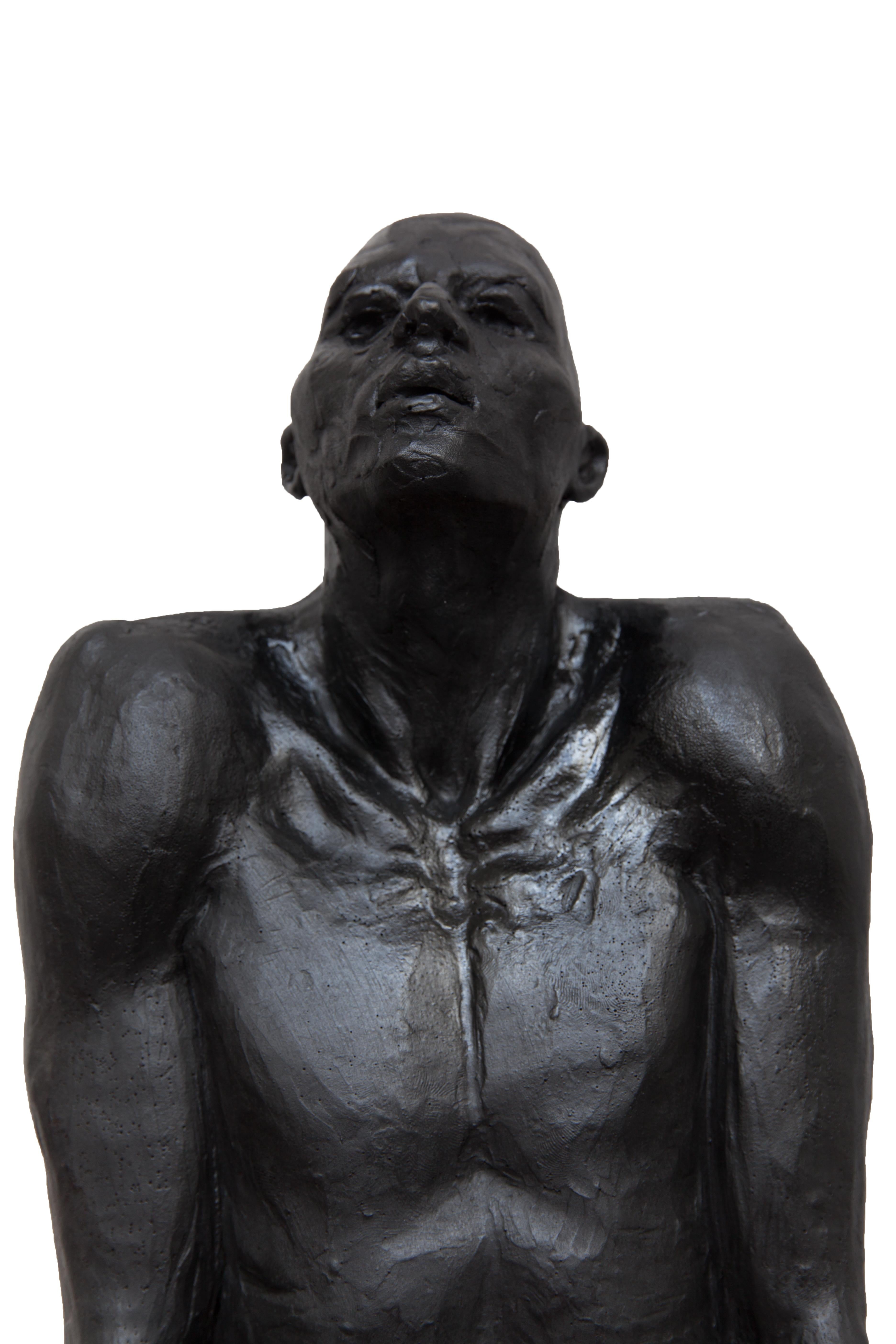 Seven Million and Counting (Sculpture 2) - Contemporary bronze sculpture  For Sale 4