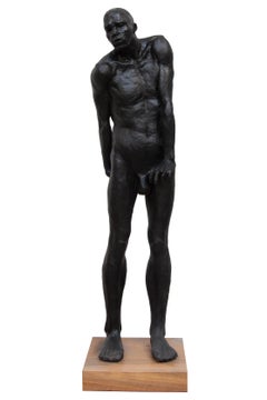 Seven Million and Counting (Sculpture 5) - Contemporary bronze sculpture 