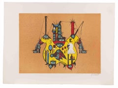 Untitled- Screenprint by Guy Harloff - 1970s
